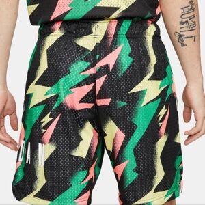 Nike Men's Jordan MJ Jumpman Air Mesh Nylon All Over Print Shorts Pockets